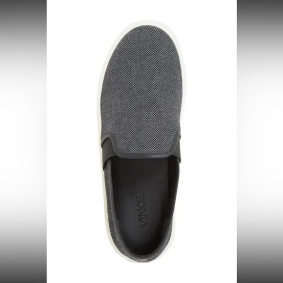 Vince Preston Casual Slip on Sneaker Dark Gray or Navy Blue - Picture 4 of 13